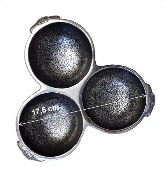 Elephant Round Triple Bowl - Image 2