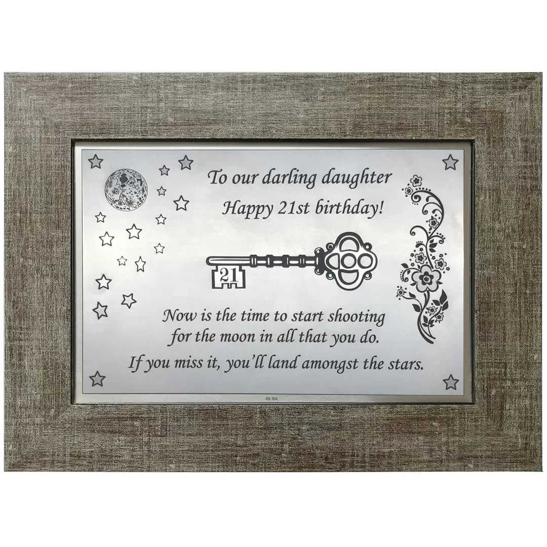 21st birthday plaque #4