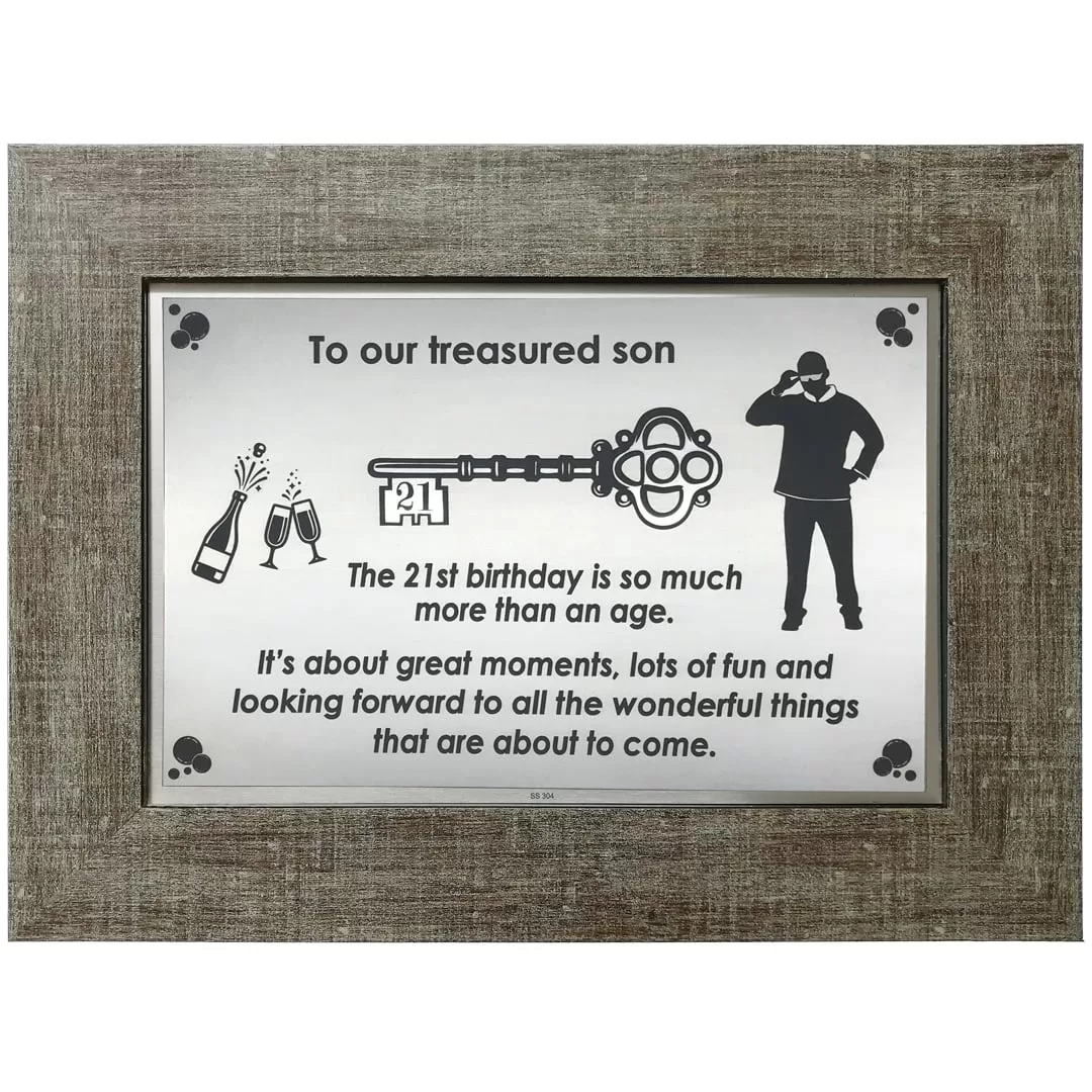 21st birthday plaque #8