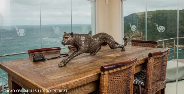 Cheetah Stalking bronze sculpture - Image 5