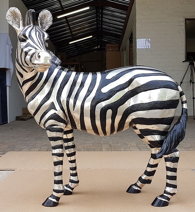 Zebra Mother Silver & black (Large) - Image 2