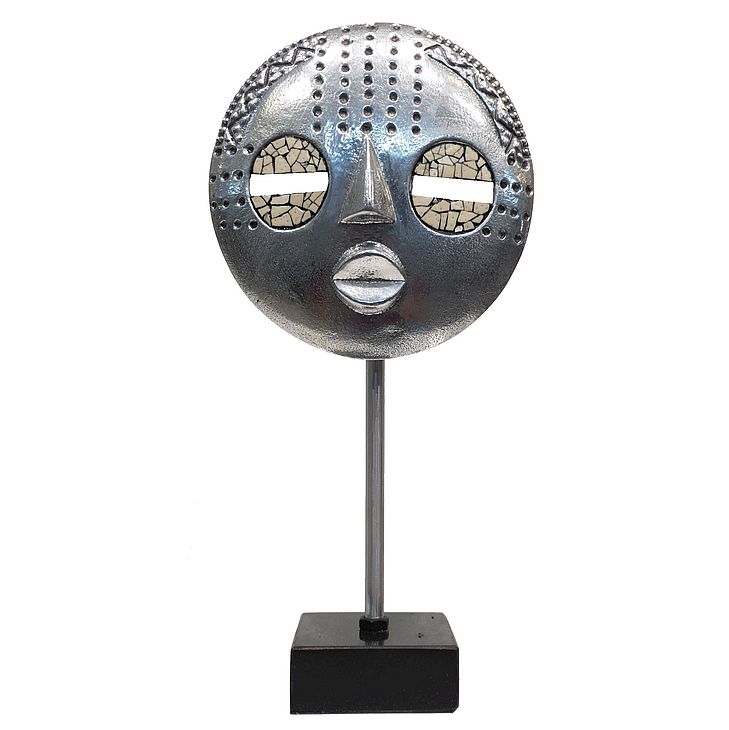 Baluba Mask on granite stand - small size