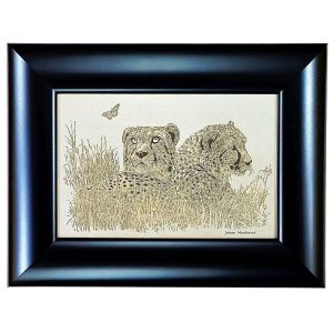 Johan Hoekstra engraved Cheetahs