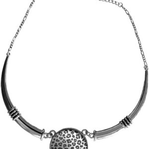 Engraved Necklace - Leopard Design