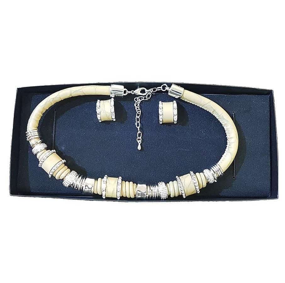 Sand Necklace & Earrings Set