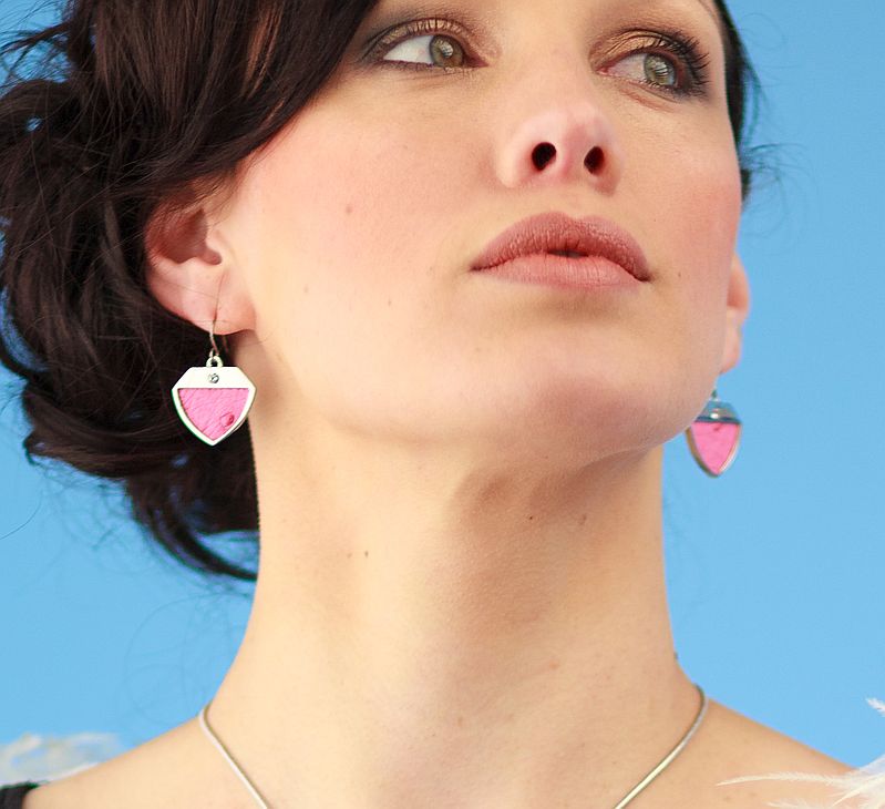 Earrings - pink - Image 2