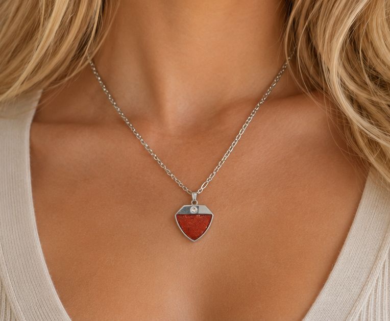 Pendant - flame red - Image 2