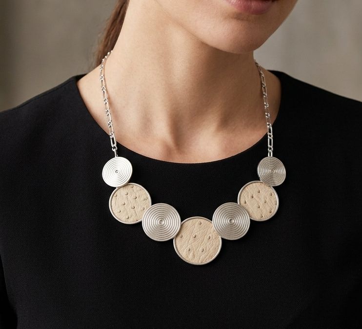 Ostrich necklace - Soia - Image 2