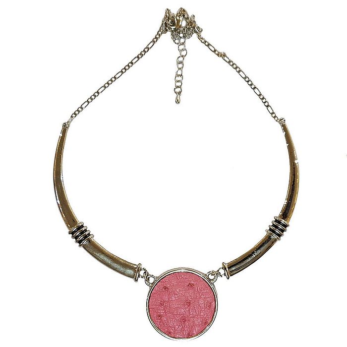 Tusk necklace - pink