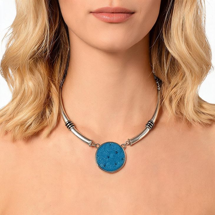 Tusk necklace - Mod blue - Image 2