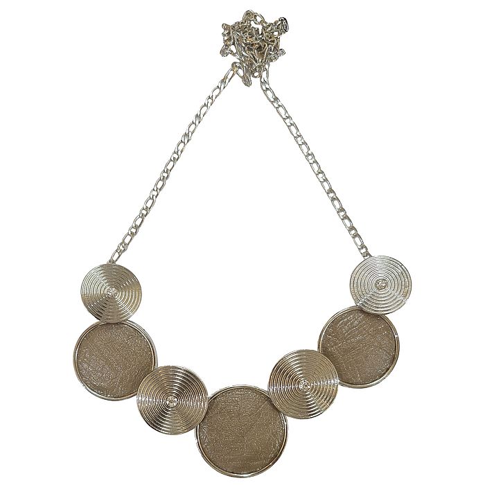 Ostrich Necklace - Taupe