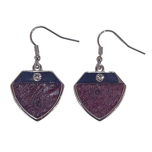 Earrings - African violet