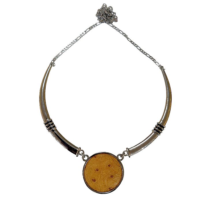 Tusk necklace - chestnut