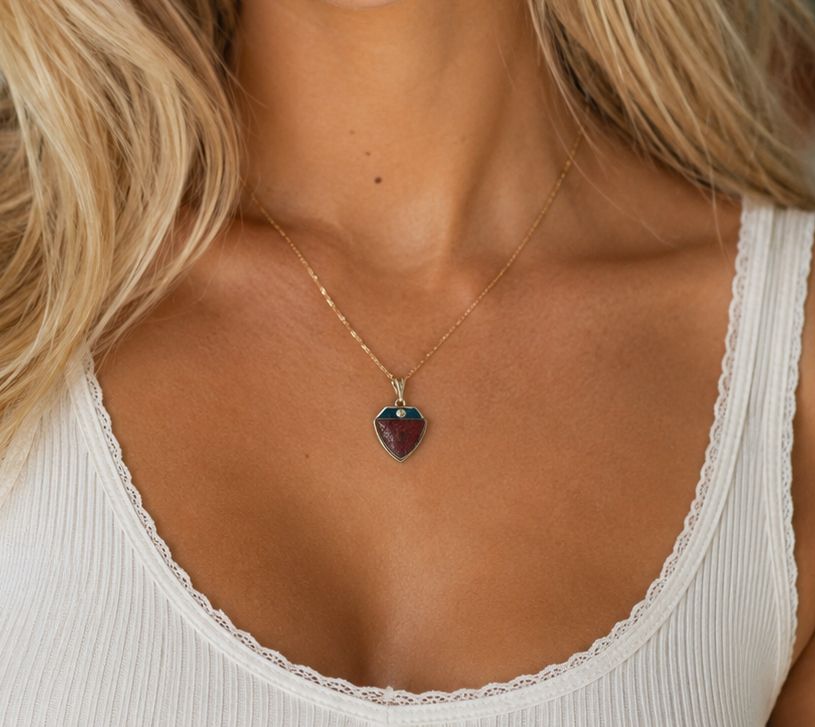 Pendant - Burgundy - Image 2