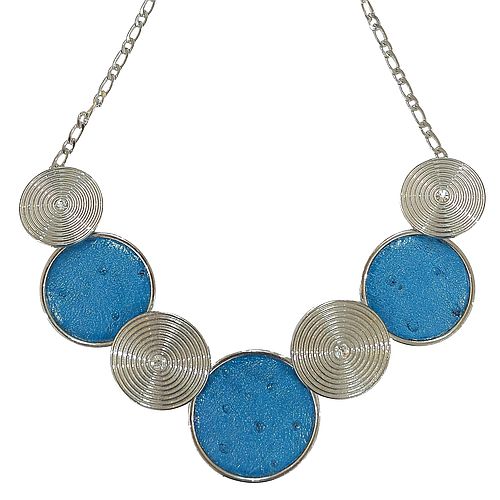 Ostrich Necklace - Turquoise