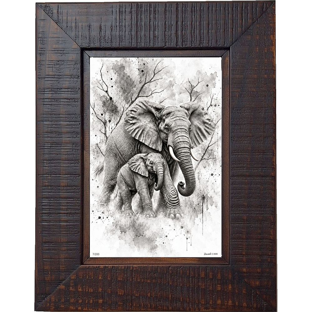 Mapenzi - elephant with baby